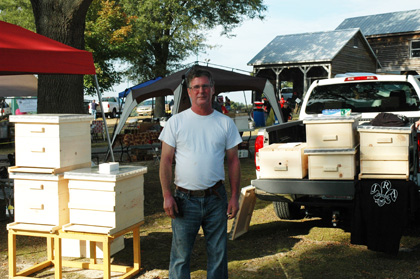GCBA Volunteer with Hives for Sale